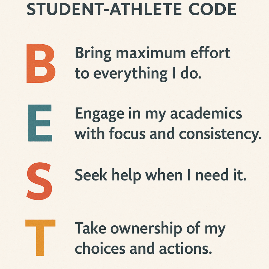 Best Student Athlete Code (1) - Jeff Robertson Best Student Athlete Code