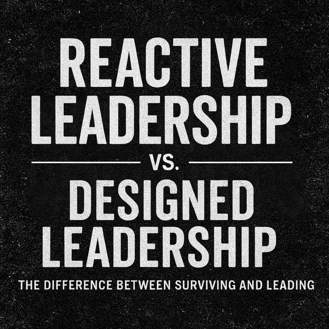 Reactive Leadership vs. Designed Leadership: The Difference Between Surviving and Leading