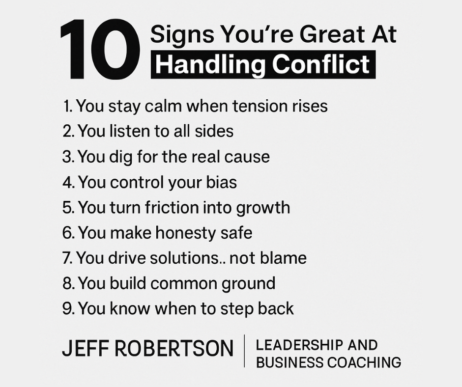 10 Signs You’re Great At Handling Conflict
