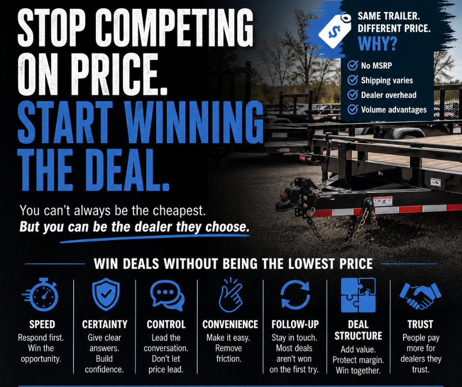 Stop Competing on Trailer Price. Start Winning the Deal.